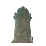 Indonesian Bronze Lord Vishnu on Throne with Garuda 12 Inch Sculpture | Jaipurio